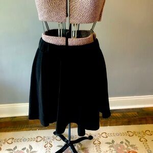 SHEIN 2xl black skater skirt